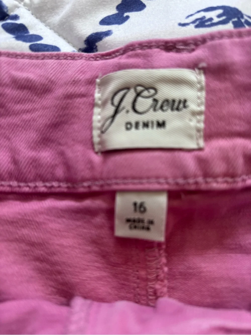 J. Crew Pink Denim Shorts